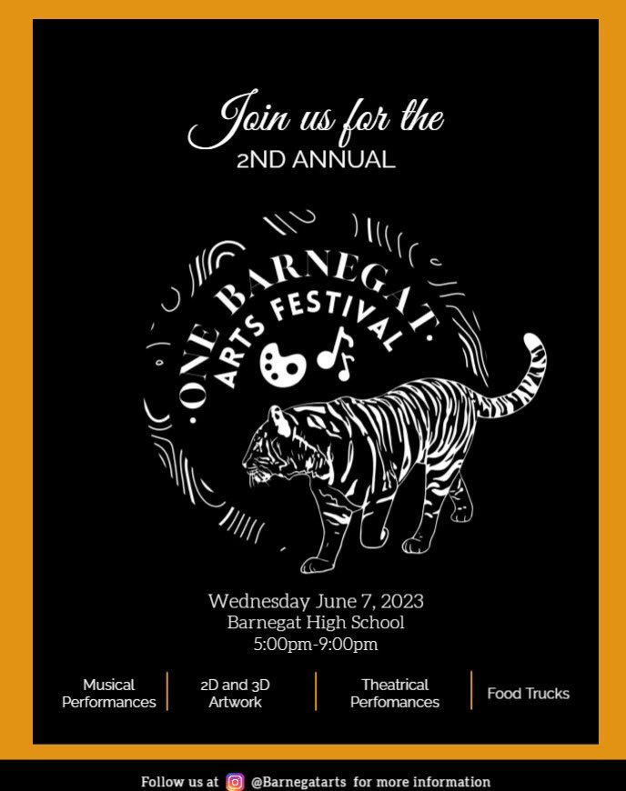 TOMORROW!🎶🎨🎭🥁 #onebarnegat #barnegatinspires