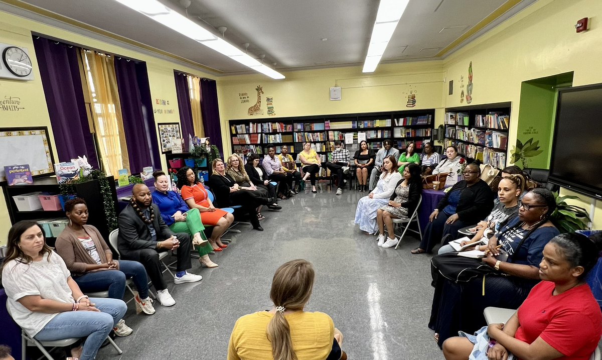 Knowledge Matters Campaign (@knowledgematrs) on Twitter photo The Round Table conversation is always a highlight of the #KnowledgeMatters School Tour visit!
In @fresh_creek <a href="/NYCDistrict19/">Community District 19</a>, hearing a broad array of perspectives about their experience with <a href="/WitWisdomELA/">Wit & Wisdom English</a>.
<a href="/MsFields19k325/">PrincipalFields19K325</a> <a href="/mcglynn3/">Kristen McQuillan</a> <a href="/necs/">Nathaniel Styer</a> The Round Table conversation is always a highlight of the #KnowledgeMatters School Tour visit!
In @fresh_creek <a href="/NYCDistrict19/">Community District 19</a>, hearing a broad array of perspectives about their experience with <a href="/WitWisdomELA/">Wit & Wisdom English</a>.
<a href="/MsFields19k325/">PrincipalFields19K325</a> <a href="/mcglynn3/">Kristen McQuillan</a> <a href="/necs/">Nathaniel Styer</a>