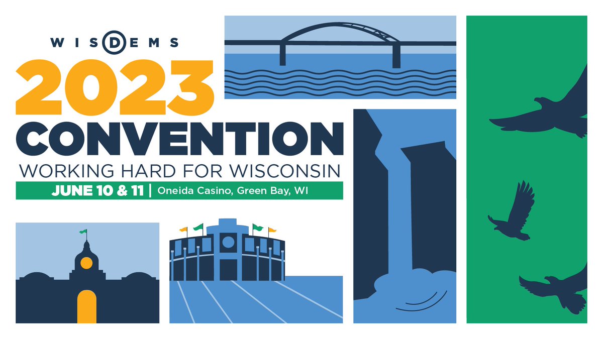 I’m going to @WisDems⁩ 2023 Convention: Working Hard for Wisconsin! Join me and Wisconsin Democrats in Green Bay this weekend 🤠💙 #WisDems2023

Get your tickets here: app.speechifai.tech/s/lEqU3aFNjhQE…