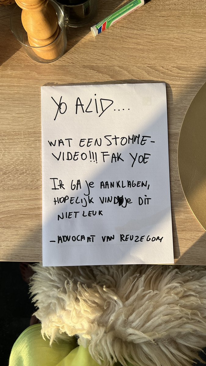 In de brievenbus deze ochtend..