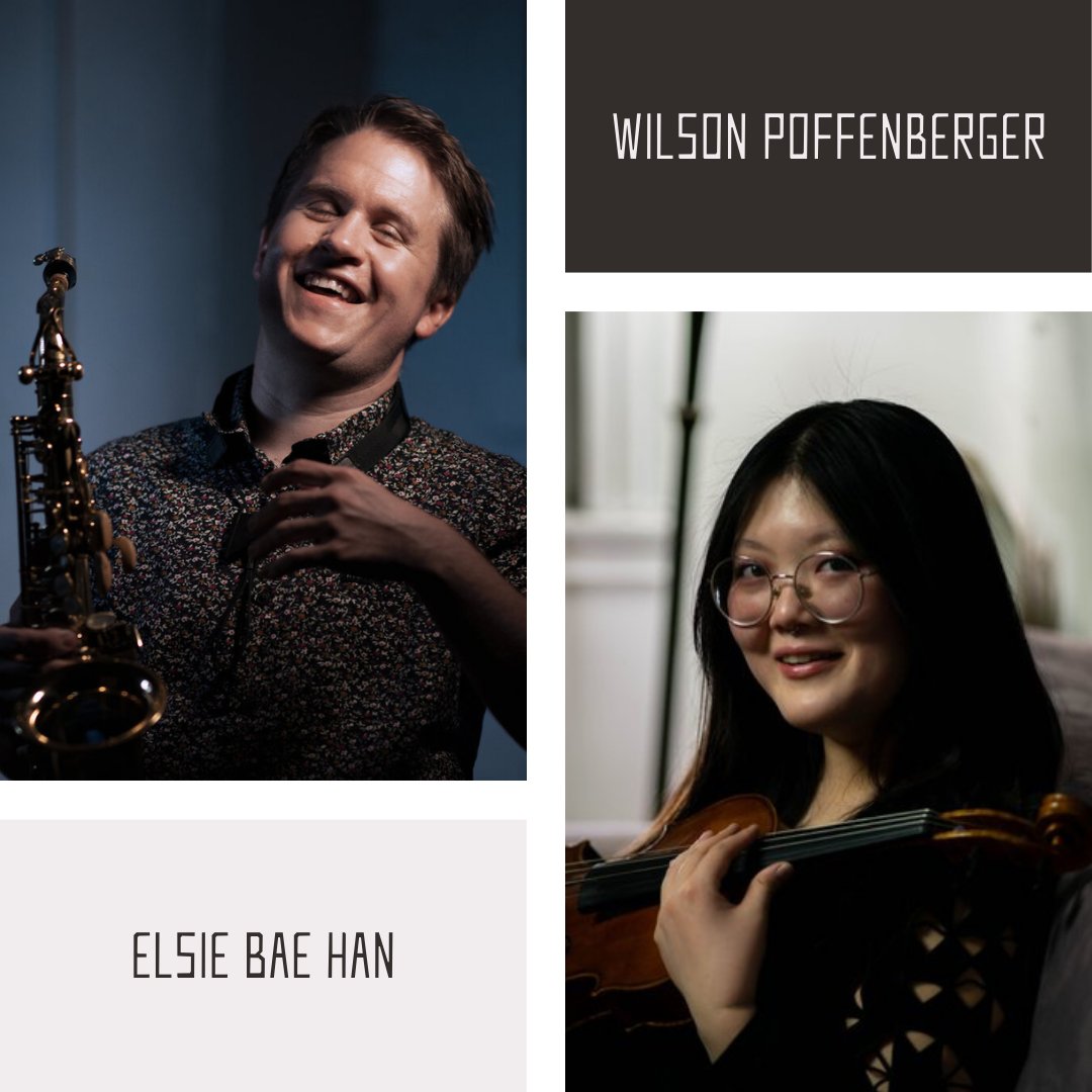 Say hello to RE: Duo - Wilson Poffenberger, saxophone &amp; Elsie Bae Han, viola. Check out their recent performance on Boston New Music Initiative's spring concert series: youtube.com/watch?v=S15tLe… #newmusic #duo #saxophone #viola #cortonasessions