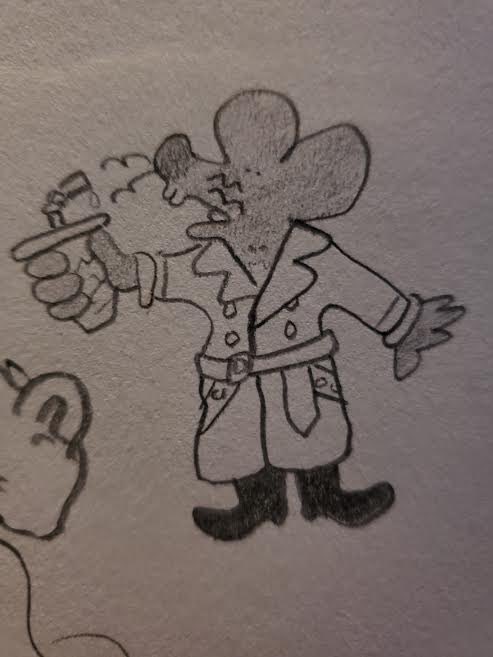 MoonmanGarrett's tweet photo. The alright mouse detective https://t.co/VmtmRfG3iJ