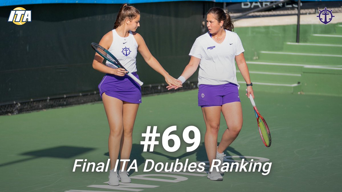 Congrats to Sally Pethybridge and Iva Zelic on becoming the first UP women's tennis doubles team to finish the year nationally ranked!

🔗bit.ly/43t9p7O

#GoPilots #WeArePortland