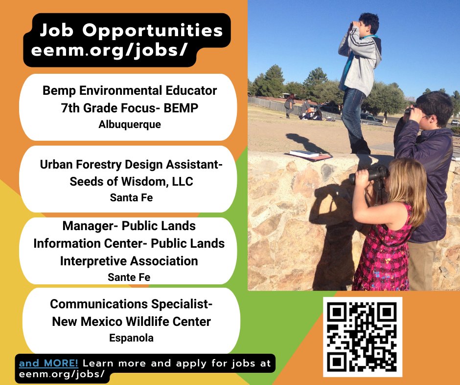 It's beginning to look a lot like SUMMER! Time for a FRESH start??! Check out our Jobs Board for your next opportunity!
eenm.org/jobs/
#eenmjobsboard #June2023 #GrowingOpportunities #jobs