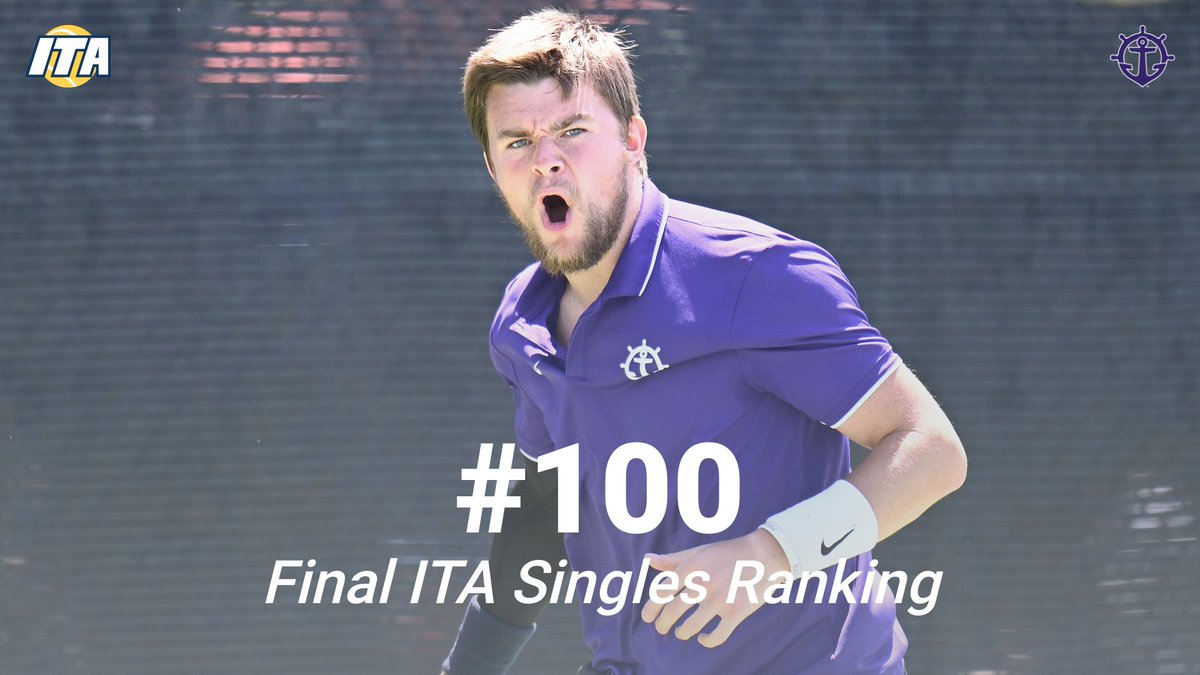 Congrats to Sema Pankin as he is the third player in program history to end the year nationally ranked in singles.

🔗bit.ly/3oPU0iN

#GoPilots #WeArePortland