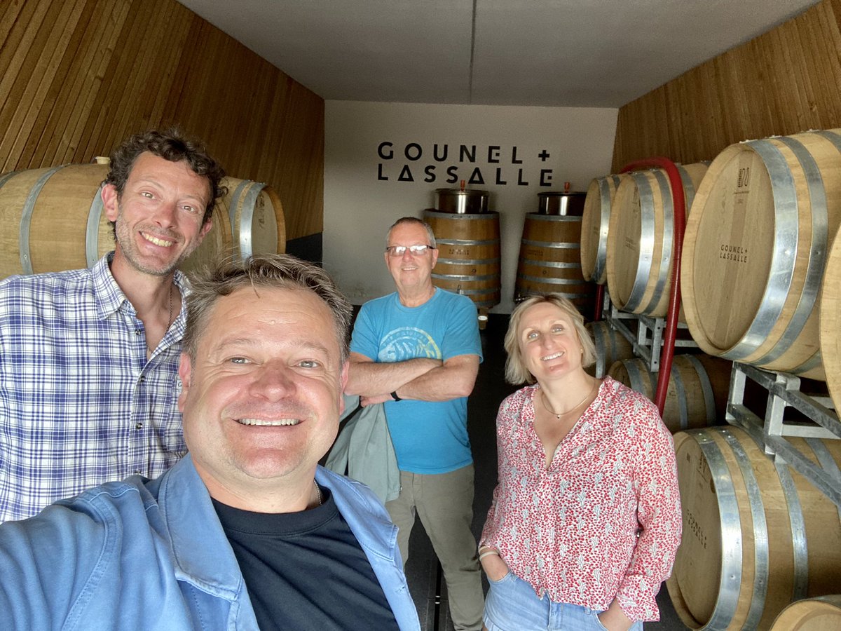 A mighty fine day to be in Champagne with <a href="/H2Vin/">H2Vin Ltd</a> amazing New Grower Champagne Gounel-Lassalle  with Sophie &amp; Arnaud Gounel 🍾 🥂 🇫🇷 🙌

#champagne #zerodosage #champagnegounellassalle #chignylesroses #vigneronchampenois #montagnedereims #parcellaire #vigneronchampenois