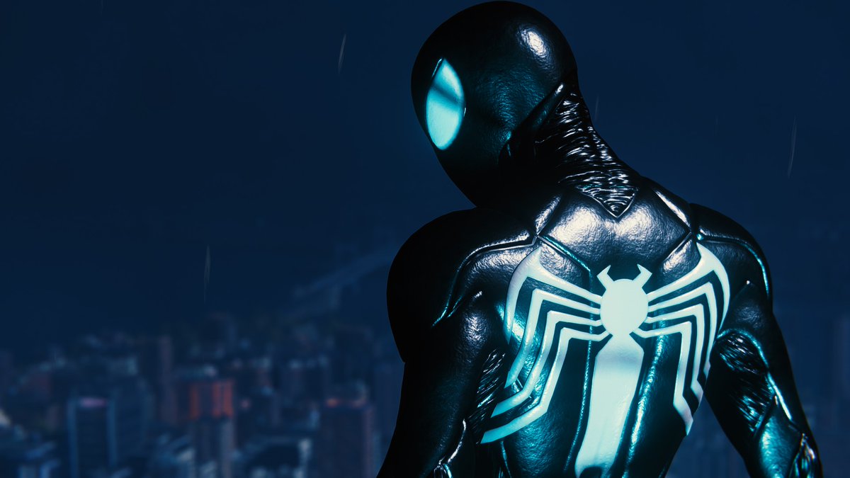 Immersivegenix's tweet photo. Mod by @TangoTeds the time it took to get that sweet spot is right there! #SpiderMan2PS5 #SpiderManRemastered #insomniac #spideyverse #smirx #nighttime #symbiote #moddedgame #Marvel #FYP #YouTuber https://t.co/bUuWRnPprW