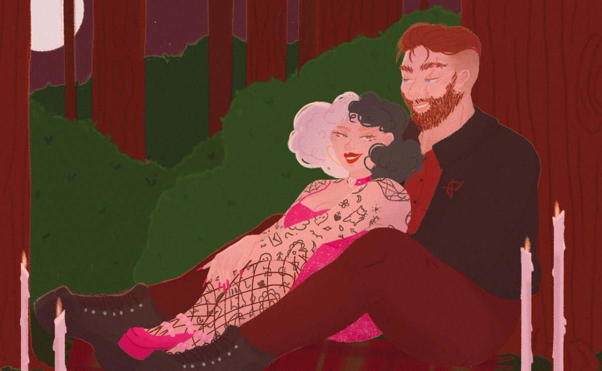 floscribs's tweet photo. posting our cute vtm couple before they get killed next session 😭 https://t.co/gPBgMq7g2Q