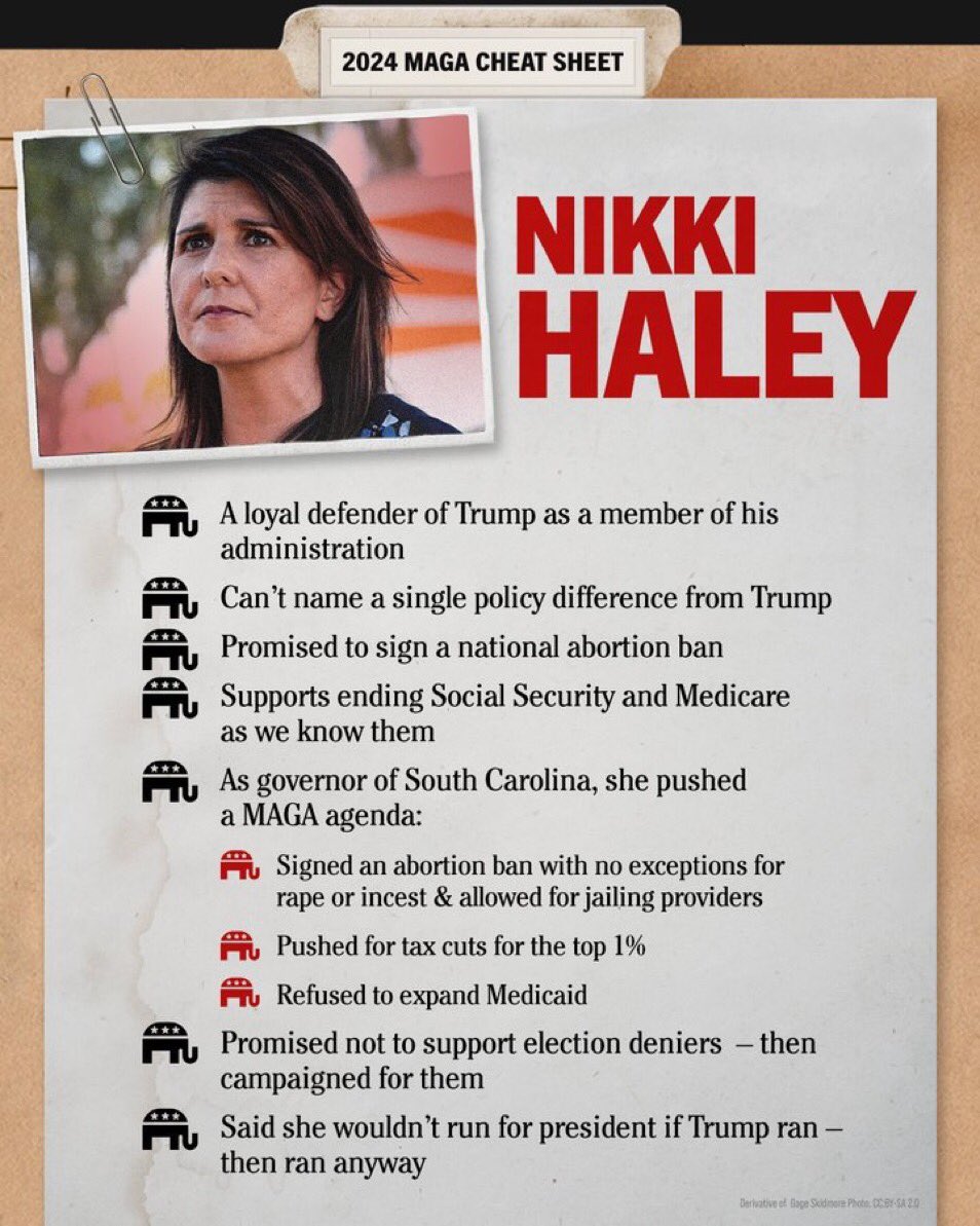 Well la di da!

Nikki Haley doesn’t want a woman executed for getting an abortion, just jail time.

She respects a person’s right to be pro-choice, but she wants to take away that choice.

Tell Nikki her logic stinks and to pack it up. She’s MAGA. 

#DemVoice1
#VoteBIGblue