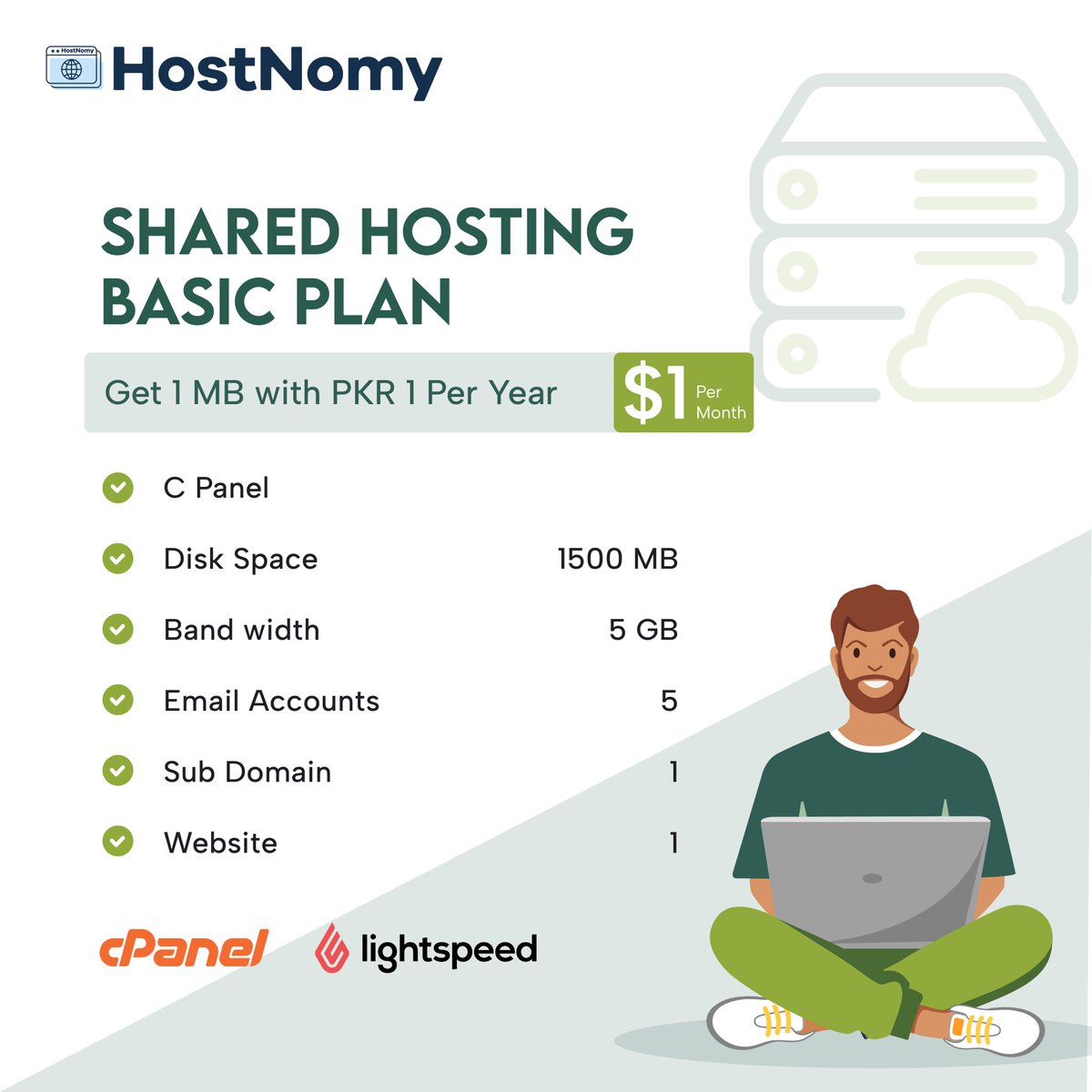 Host_Nomy's tweet image. Supercharge Your 𝐖𝐞𝐛𝐬𝐢𝐭𝐞&apos;𝐬 𝐏𝐞𝐫𝐟𝐨𝐫𝐦𝐚𝐧𝐜𝐞 with Our
Budget-Friendly Shared Hosting 𝐁𝐚𝐬𝐢𝐜 𝐏𝐥𝐚𝐧!

Starting from Only 𝟏$ 𝐏𝐞𝐫 𝐦𝐨𝐧𝐭𝐡.

𝐖𝐞𝐛𝐬𝐢𝐭𝐞: hostnomy.com

#hosting #hostnomy #basicplan