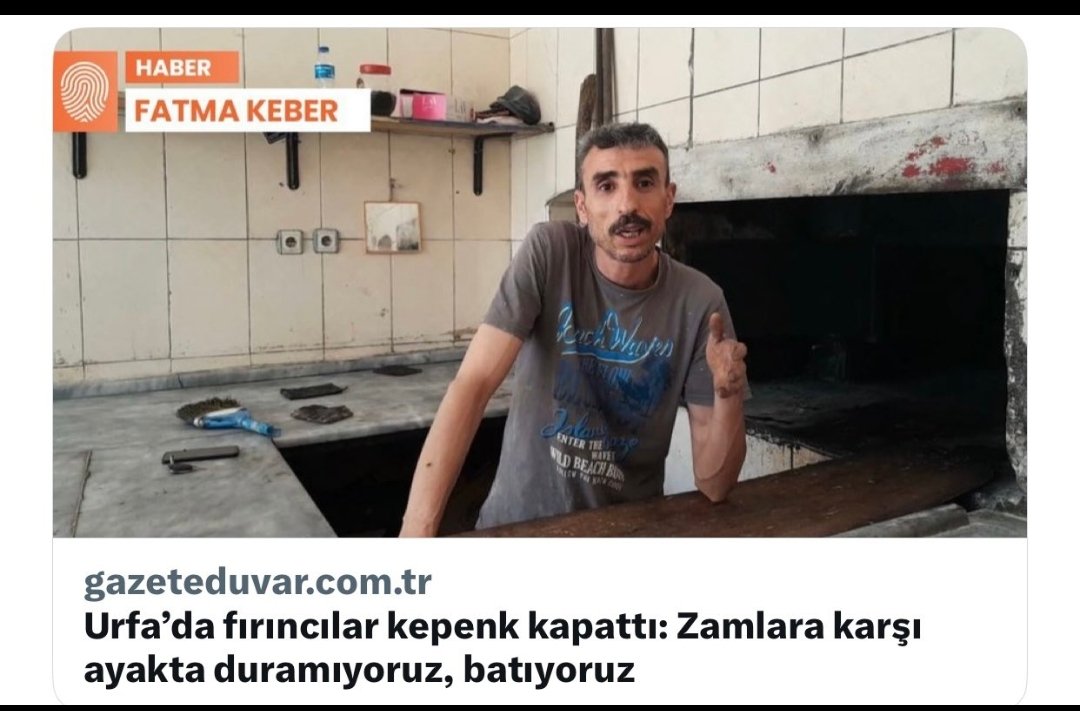 Bu fırıncılar nereye varmak istemektedirler.
Amin ecmain kardeşim