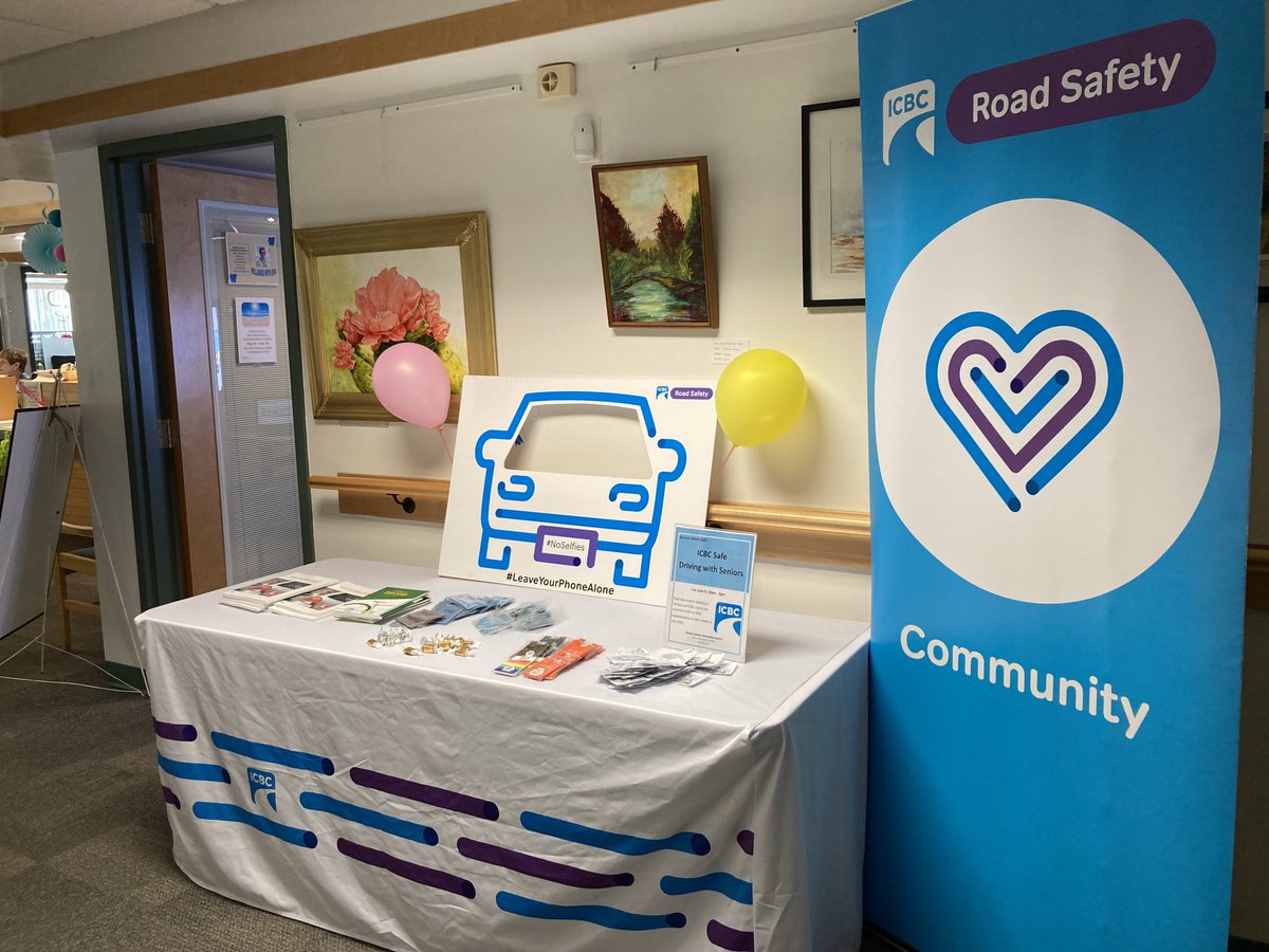 RoadSafetyKaron's tweet image. ⁦@icbc⁩ is pleased to be part of #SeniorsWeek ⁦@CentreMckee⁩ ⁦@CityofDeltaBC⁩ 
C’mon over &amp;amp; check out the action!