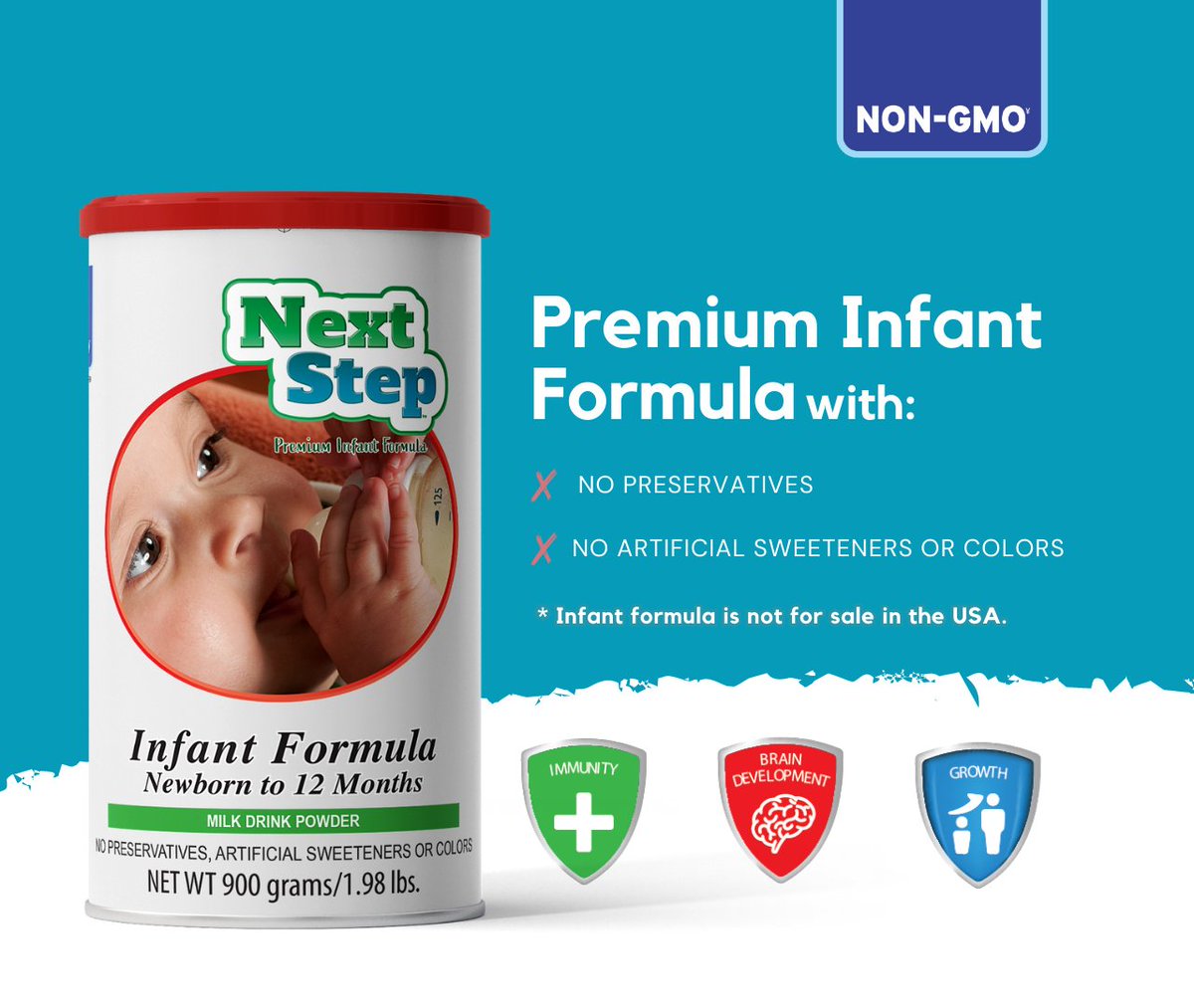 Give your baby the best start with NextStepFormula.com! Our non-GMO infant formula is designed to support healthy growth. #NextStepFormula