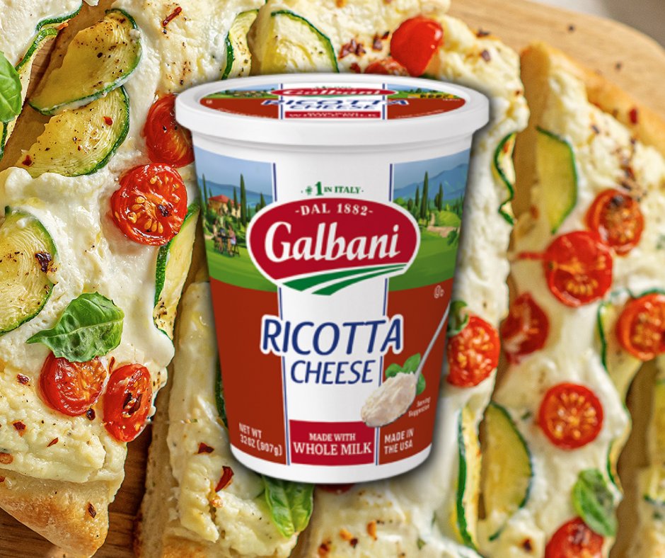 A1. We prep delicious dinners with #Galbani Ricotta Cheese!🍽️It's a kitchen essential and America's #1 Brand of Ricotta, also #1 in Italy! Whether on toast, in pastries, or in pasta dishes, Galbani Ricotta takes your creations to new heights.🍝 bit.ly/3BGAdVO