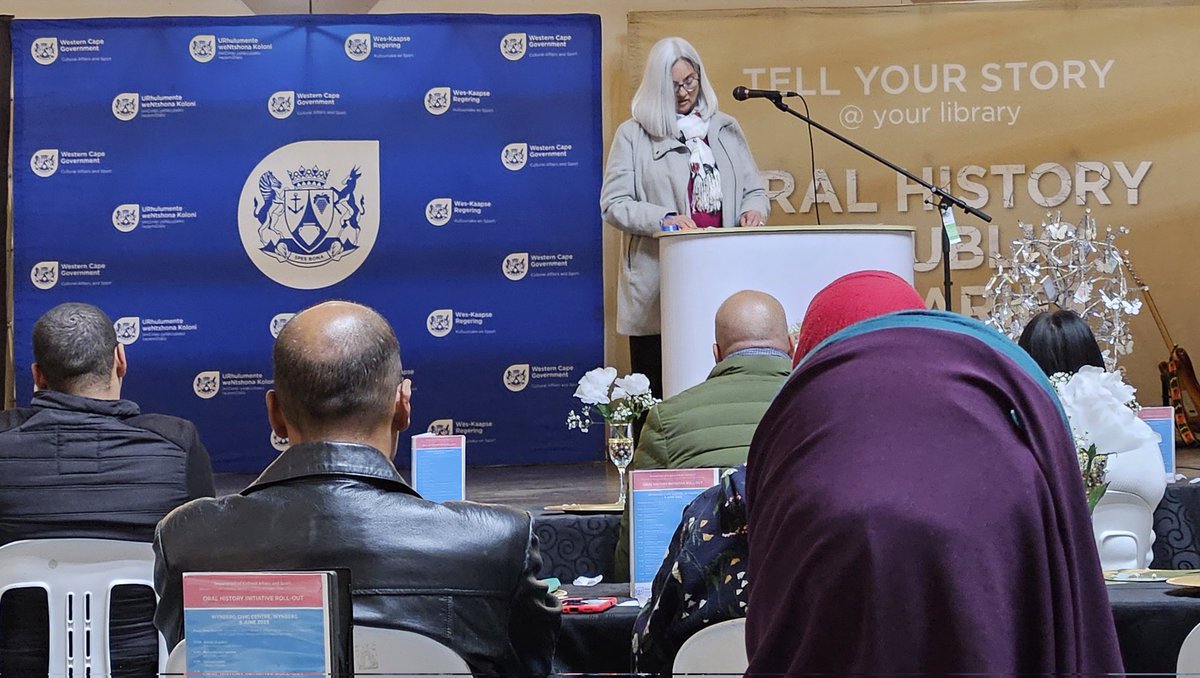 Well done to Wynberg Library and Provincial <a href="/WCGovCas/">Western Cape Government Cultural Affairs & Sport</a> on a successful launch of the Oral History stories of Wynberg. Nohra Moerat was one of the participants.