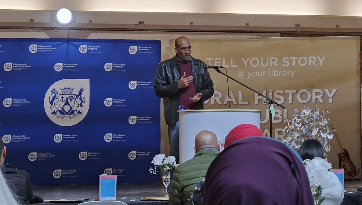 Another participant in the Oral History of Wynberg project was Igshaan Amlay, who rendered a moving account of being arrested and sent to prison during apartheid.