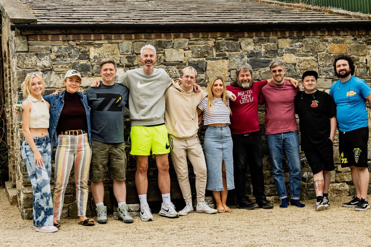 From a hospital bed in February to Fairview Park rehearsals today. I love life , this moment… What a team 🖤x