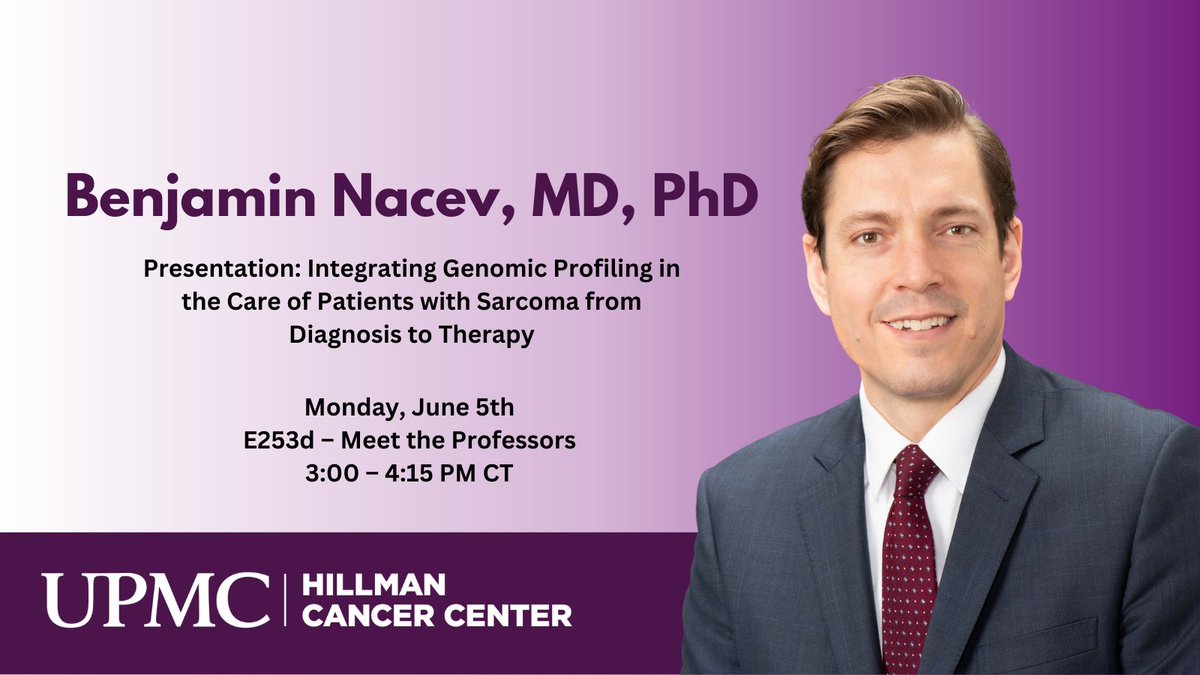 UPMC Hillman Cancer Center (@upmchillmancc) on Twitter photo Great presentation by <a href="/BenNacev/">Ben Nacev, MD PhD</a> <a href="/ASCO/">ASCO</a> "Meet the Professors" on identifying genetic alterations in #sarcoma tumors to better diagnose and treat patients. <a href="/UPMCnews/">UPMC</a> <a href="/UPMCPhysicianEd/">UPMC Physician Resources</a> <a href="/PittHealthSci/">Pitt Health Sciences</a> <a href="/PghCureSarcoma/">Pittsburgh Cure Sarcoma</a> Great presentation by <a href="/BenNacev/">Ben Nacev, MD PhD</a> <a href="/ASCO/">ASCO</a> "Meet the Professors" on identifying genetic alterations in #sarcoma tumors to better diagnose and treat patients. <a href="/UPMCnews/">UPMC</a> <a href="/UPMCPhysicianEd/">UPMC Physician Resources</a> <a href="/PittHealthSci/">Pitt Health Sciences</a> <a href="/PghCureSarcoma/">Pittsburgh Cure Sarcoma</a>