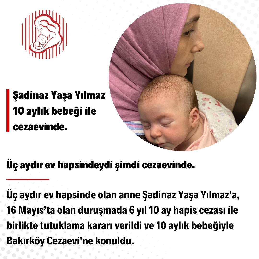 OnAylıkKübra Hapiste
Yeter artık bitsin kininiz,yetsin  artık.