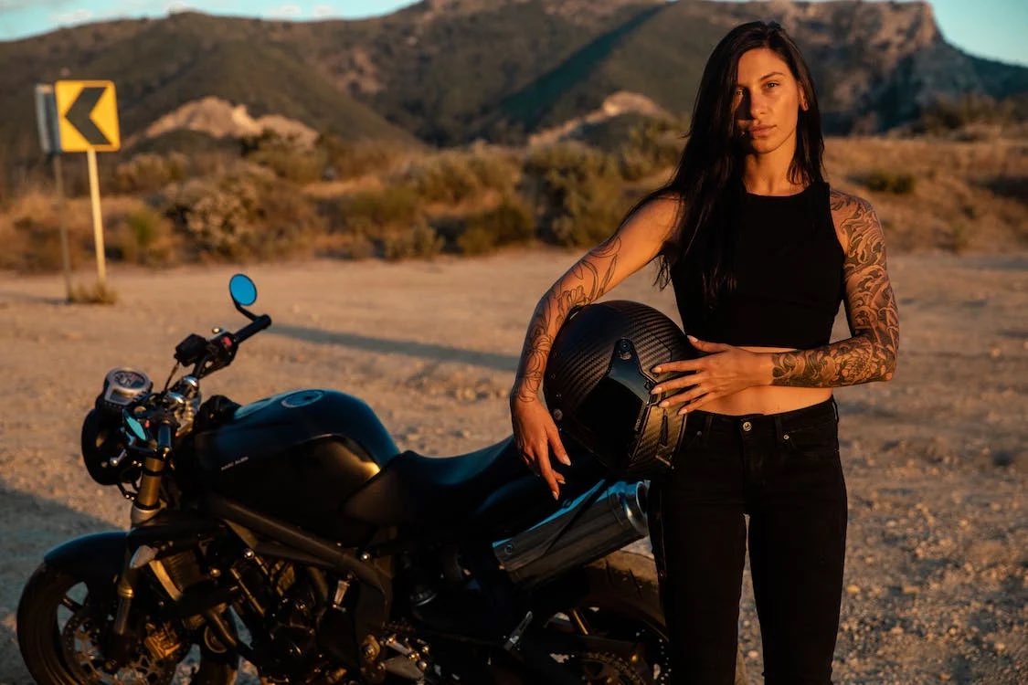 🏍️💫 Igniting the road with girl power on two wheels! 🔥✨ Join us in honoring the unstoppable spirit of girl bikers who ride with passion and grace. 🌪️💪 From the rumble of their engines to the wind in their hair,

#BikerGirl #ExpressYourStyle #CryptoMoto #BikerLife #RiderLife