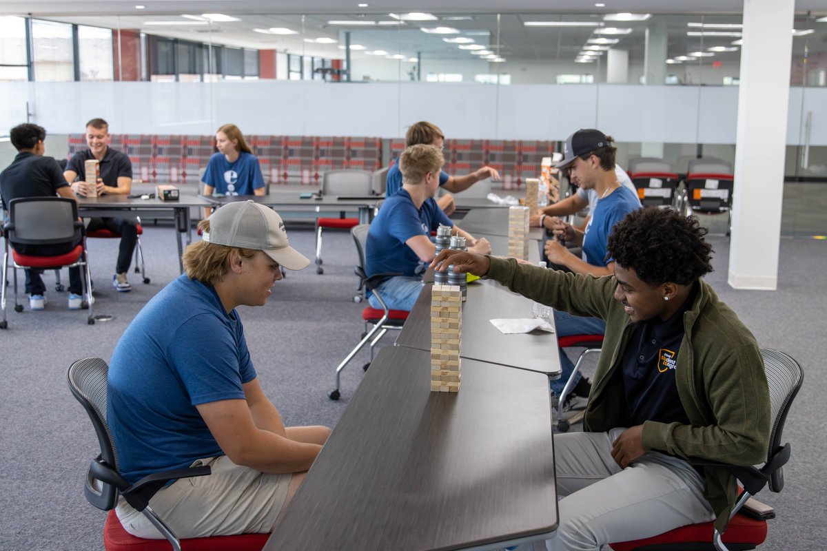 EACG1966's tweet photo. We have hit the ground running with intern activities! Yesterday our summer interns had a fun-filled day with Jenga, axe throwing, and lots of learning. Congratulations to Will Hurtado and Zane Boudreau on winning these competitions!
#engineeringanswers https://t.co/dbSLzwGUl6