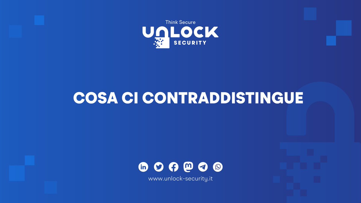unlock_security's tweet photo. Non siamo leader del settore, ma sappiamo distinguerci.

Nelle attività di #penetrationtesting che ci vengono affidate non mancano mai due parole chiave: qualità e supporto.

Le otteniamo tramite:

👥 Test collaborativi
📄 Report chiari e dettagliati
🤝 Supporto fino alla fine https://t.co/QliuHnvVNM