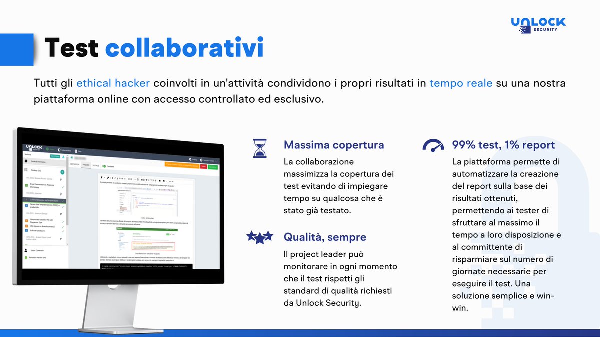 unlock_security's tweet photo. Non siamo leader del settore, ma sappiamo distinguerci.

Nelle attività di #penetrationtesting che ci vengono affidate non mancano mai due parole chiave: qualità e supporto.

Le otteniamo tramite:

👥 Test collaborativi
📄 Report chiari e dettagliati
🤝 Supporto fino alla fine https://t.co/QliuHnvVNM