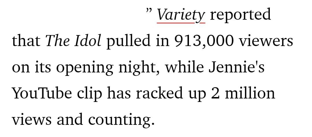 My girl slay her five minutes screentime. #JennieKim #jennierubyjane #THEIDOL #HBO