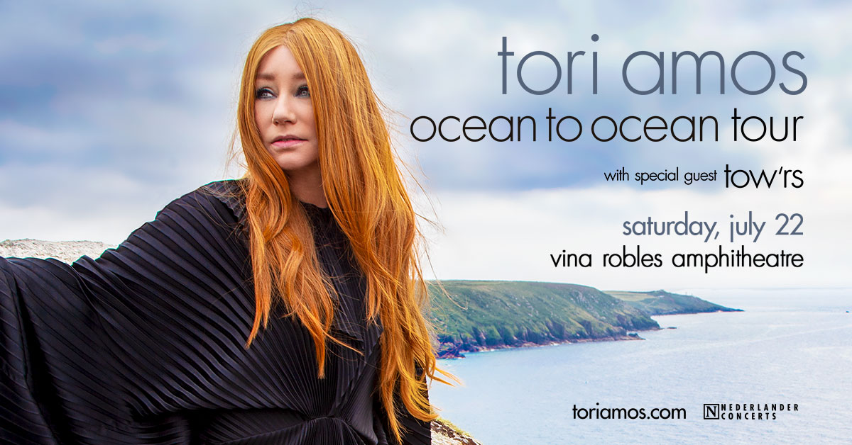 Vina Robles Amphitheatre (@vinaroblesamp) on Twitter photo Update: <a href="/towrsmusic/">Tow'rs</a> is opening for <a href="/toriamos/">tori amos</a> on her US Tour, and we can't wait to have them all on our stage 😊 
Limited tickets remain for our Sat, July 22nd show. Get yours today → ticketmaster.com/event/09005E31… Update: <a href="/towrsmusic/">Tow'rs</a> is opening for <a href="/toriamos/">tori amos</a> on her US Tour, and we can't wait to have them all on our stage 😊 
Limited tickets remain for our Sat, July 22nd show. Get yours today → ticketmaster.com/event/09005E31…