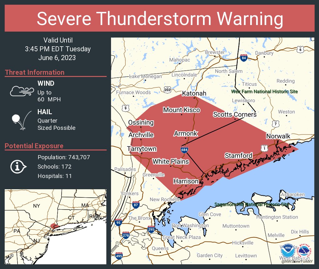 CT Emergency Management & Homeland Security on Twitter "⚠️A Severe