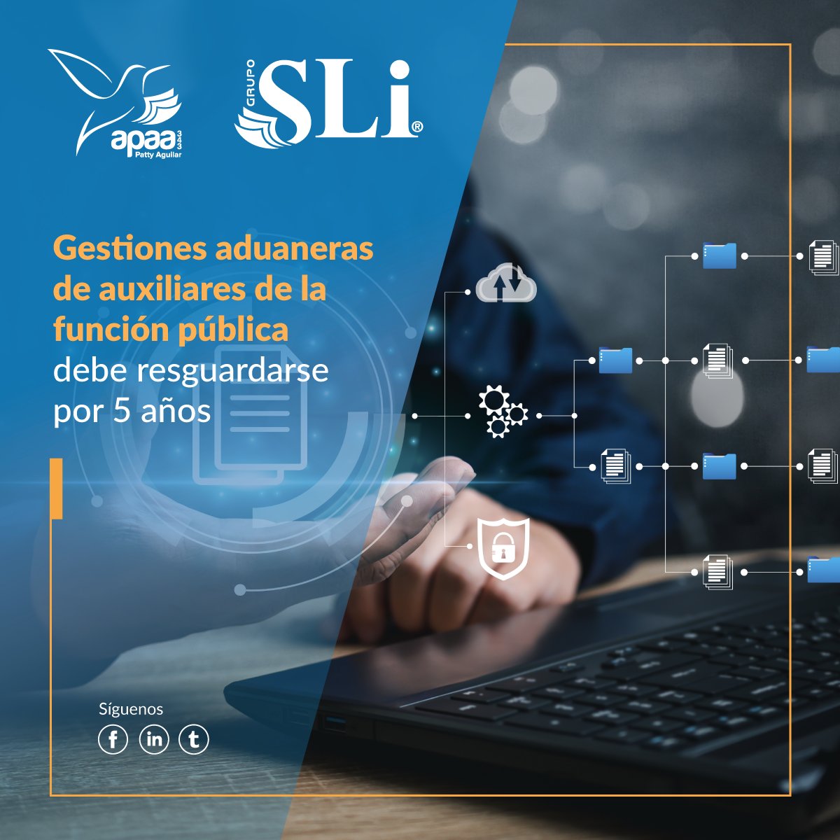 PattyAguilarSLI's tweet photo. ¿Sabías que todos los documentos sobre una gestión de aduanas de un auxiliar de la función pública, deben quedar resguardados por el auxiliar por 5 años?
Comuníquese al: 2328-6700 | info@slicentroamerica.com
#agentedeaduana #apaa343 #aduanas #GrupoSLI https://t.co/TR7V1kGfKl