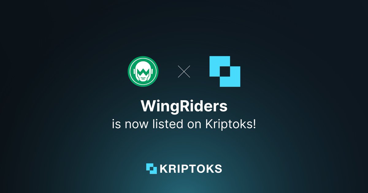 Introducing the rising star of the crypto world! 🚀

<a href="/wingriderscom/">WingRiders</a> has landed on #Kriptoks, ready to take off! 🌟

Stay informed with the latest news and updates.🔽
kriptoks.com/asset/wingride…