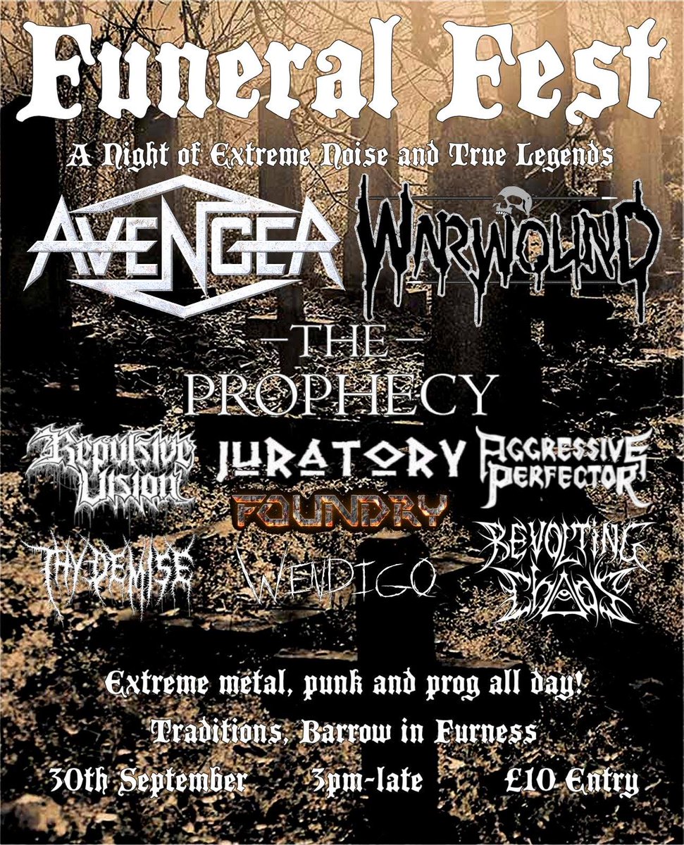 ThyDemise_OSDM's tweet image. Old stuff, gigs, Barrow-in-Furness, Funeral Fest 2017
with @RVDeathmetal