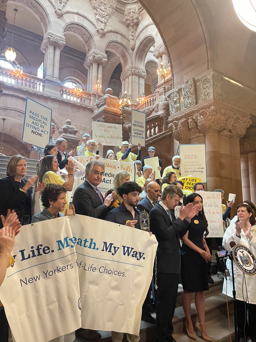 The Medical Aid in Dying bill will enable NYers in end of life care to alongside their doctor, make their own end of life decisions. It ensures NYers with terminal conditions can choose the palliative option that is right for them. We must support NYers rights to bodily autonomy.