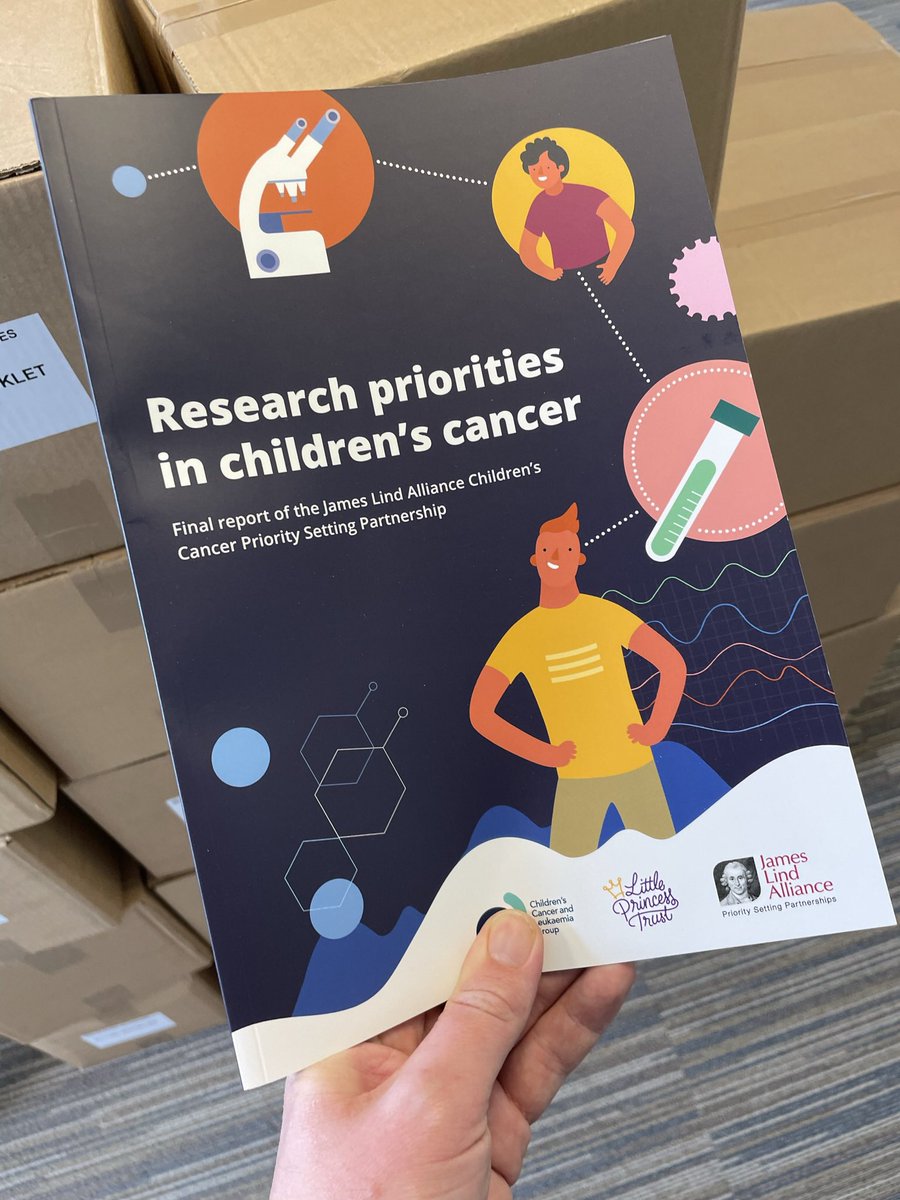 Looking forward to sharing this vital work with our wider community - do join us for this free event (register below) to hear more about the #ChildrensCancerPSP and the top 10 priorities for children’s cancer research #ChildhoodCancer