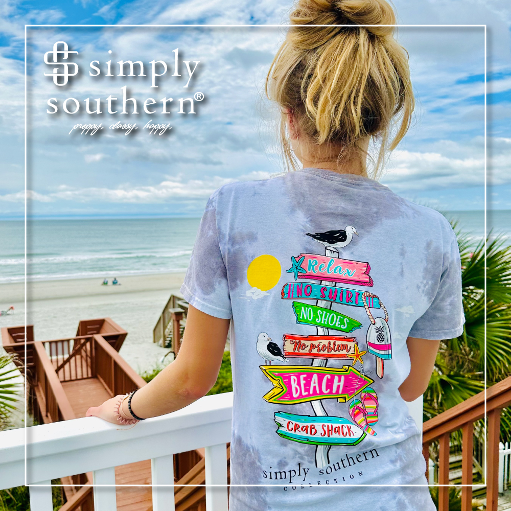 ☀️THIS IS YOUR SIGN☀️ that it's time to go to the beach!!!!  Grab our new beach sign tie-dye tee and head to the salty air and sunshine!!! 🏖️☀️✌️  #simplysouthern #beachsign #thisisyoursign #new #beach