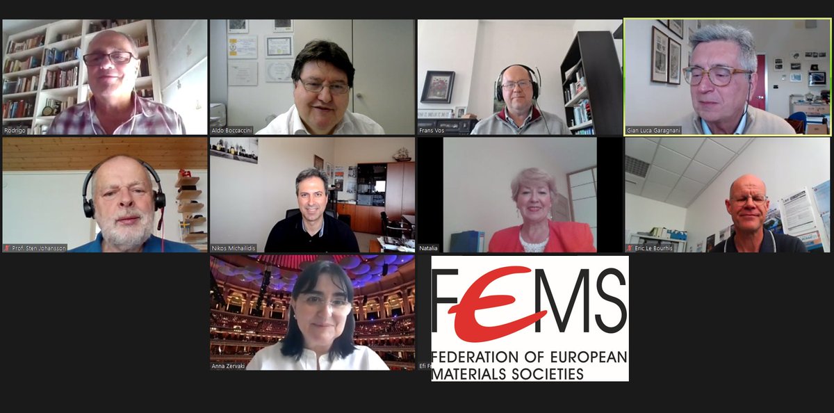 Very productive meeting of @FEMS_EU Board today. Many thanks to #FEMS president @ZervakiAnna for great leadership. Looking forward to next great #FEMS event: #EUROMAT2023 in Frankfurt🇩🇪 @DGM_eV The largest materials science congress in Europe! euromat2023.com