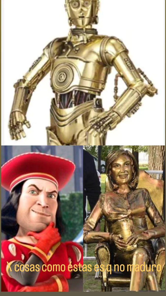 CristiCPerez's tweet image. #3PO+#Farquaad= una pseudo @mirthalegrand