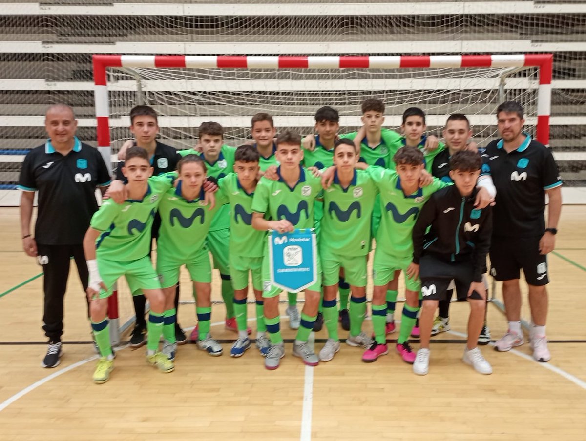 AcademiaInterFS's tweet photo. LA ACADEMIA |
🏆 El Infantil A @AcademiaInterFS Ⓜ️ se medirá a @fsalagarcia en las Semifinales del  Campeonato de España 🇪🇸 a disputar en #Zaragoza el fin de semana del 17-18 Junio.

🅾️ La otra semifinal la disputarán @CDPuertoCeuta 🆚 @equipesport_fs

‼️SEGUIMOS DISFRUTANDO‼️ https://t.co/Bm9huHjmsg