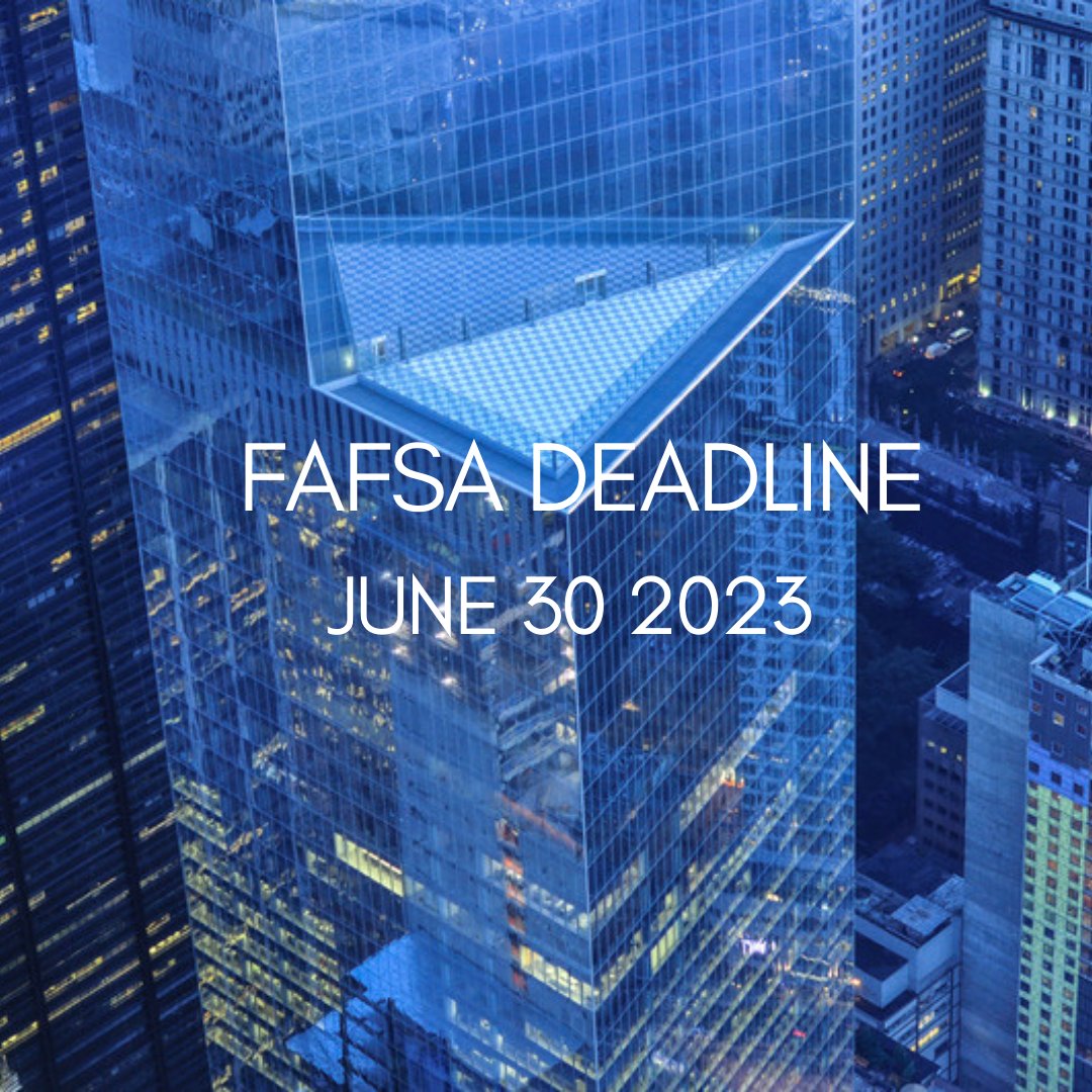 If you or your child are going to using financial aid in the future, June 30th is the deadline for completing the FAFSA most institutions require before you can be considered.  #FAFSA #Financialaid share.gainfully.com/of/jeff-wicks-…