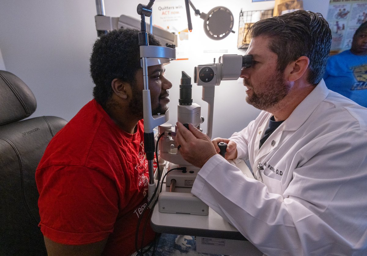 The @jxnfreeclinic sees the need to care for patients with vision challenges. Learn more about its newest in-house addition, the Vision Clinic, operates several times monthly, based on availability of a partnering community optometrist: bit.ly/3MUiv6F