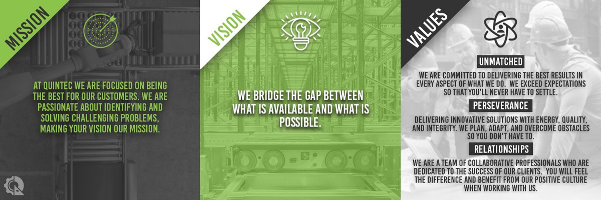 QuintecConveyor's tweet photo. We're taking material handling to the next level!

Quintec Integration is excited to announce our new Mission, Vision, and Values. Visit our website to learn more about how we can streamline your operations and improve your bottom line: https://t.co/XCrYiAUS9S

#materialhandling https://t.co/WN4utLOoEb
