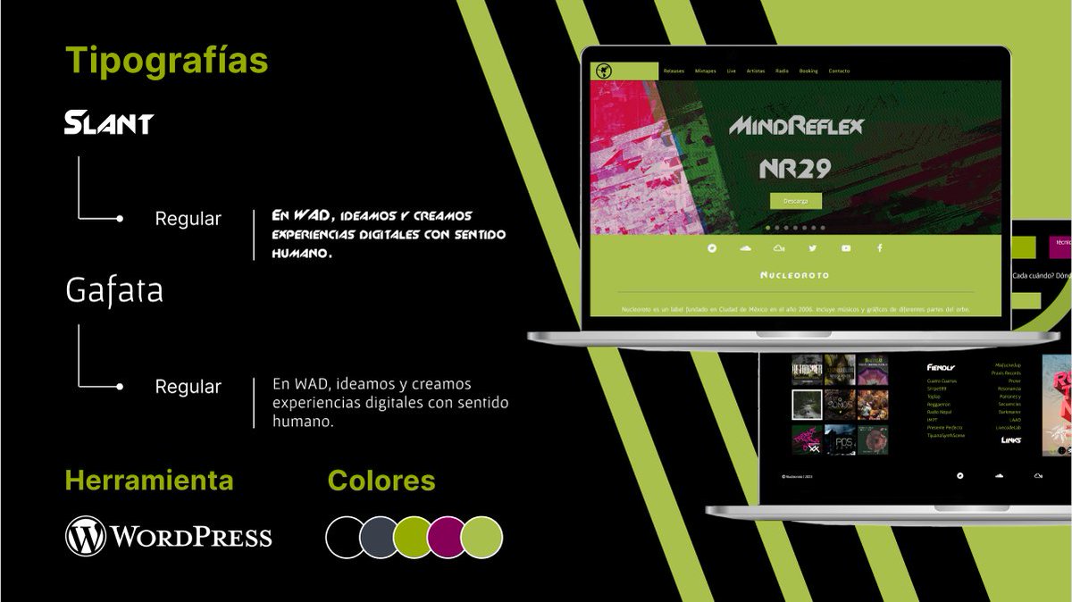 wad_digital's tweet image. #Nucleoroto, disquera mexicana de música electrónica experimental desde 2006. Descubre su sitio en WordPress con Releases, mixtapes, artistas y transmisiones en vivo. ¡No te pierdas su radio en vivo las 24/7! 17 años de música libre. 👾💻🎶 #LiveCoding nucleoroto.org