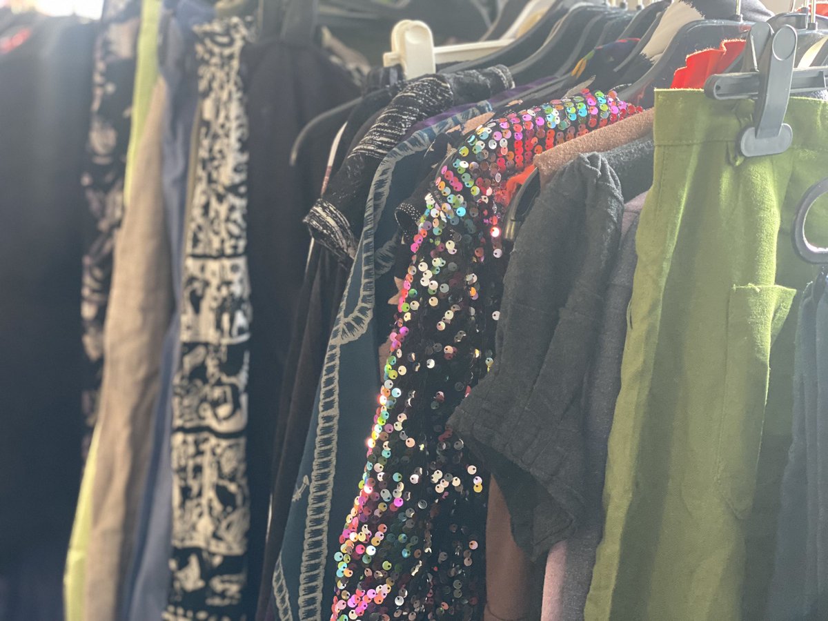 Getridoffit's tweet image. It’s amazing what you can find on the clothing rails @Getridoffit lots of simmer! Come and help yourself at our Swap/Recycle Day  at Brixton Library Wednesday 7th June 12:00-5:00pm ♻️ #recycletextiles save #environment support our Shoptodonate