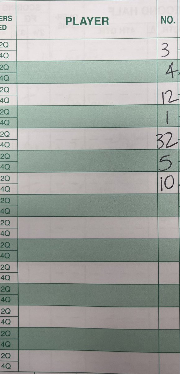 “Ay man how come you don’t show my players love?”

*Checks book*