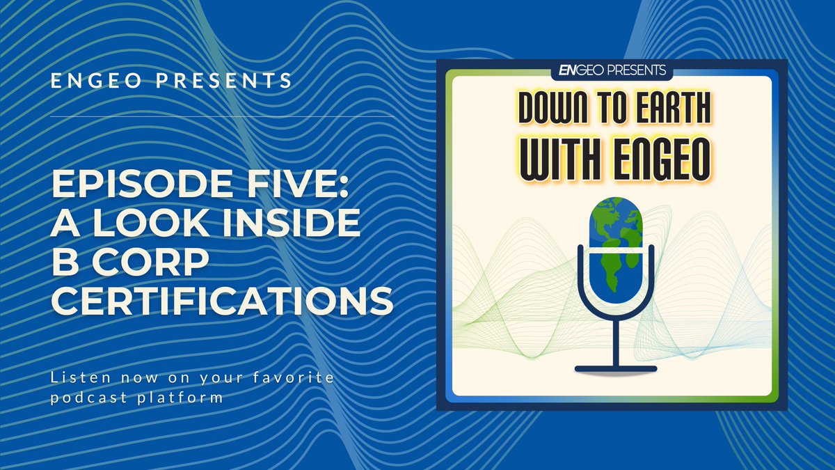 Our latest episode of Down To Earth With ENGEO episode is here!

engeo.com/delving-deep-a…