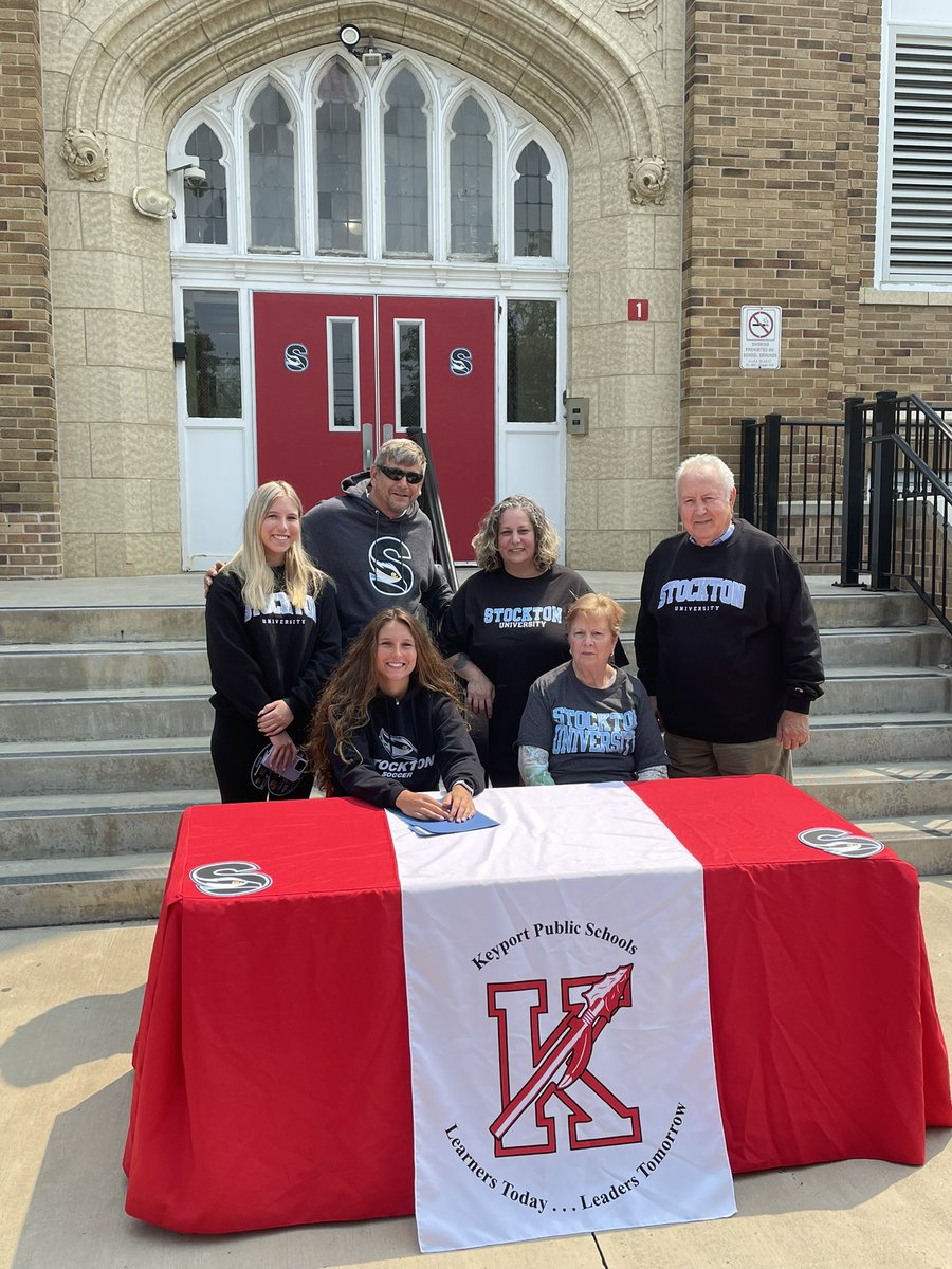 KeyportSports's tweet photo. Today we celebrate Isabella Bednarz as she commits to continue her education and athletic career at Stockton University. We wish you nothing but success. Once a Red Raider, always a Red Raider 🤍❤️ https://t.co/8rI06uqqMq