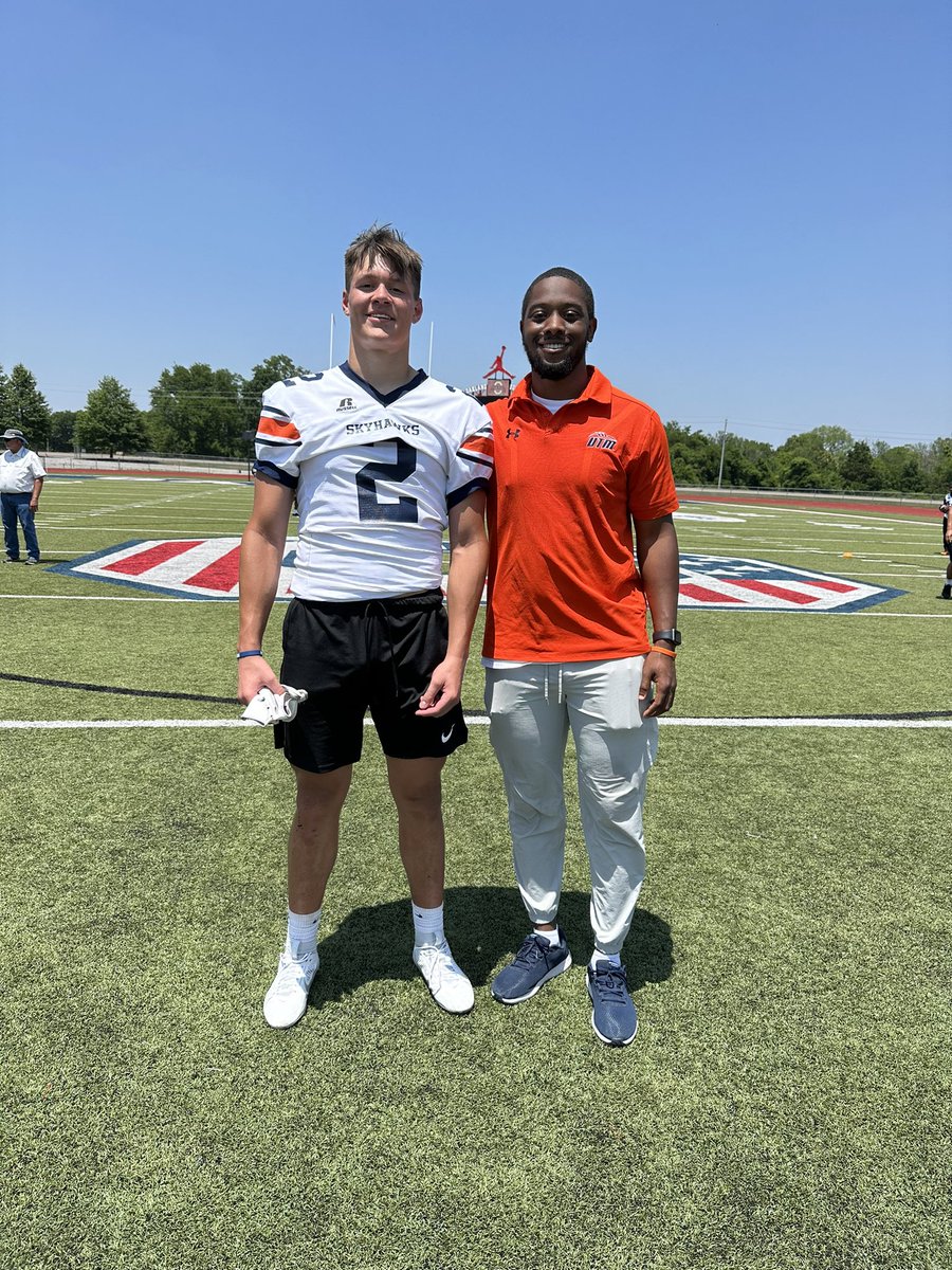 Tucker09620574's tweet photo. After a great camp @UTM_FOOTBALL I have received my 3rd offer to play D1 football. Thank
You @CoachFee615 @Coach_JSimpson ‼️ https://t.co/lpxA3ZSsNh