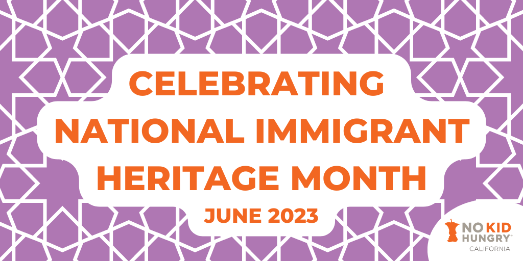 June is #NationalImmigrantHeritageMonth! During this month, join us in celebrating the rich heritages, achievements, and cultures of immigrant communities across the U.S. #HungerHeroes 
via @NoKidHungryCA RT @nokidhungry