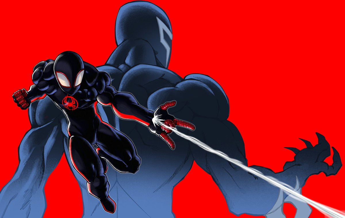 KIN_MACHINA's tweet photo. ACROSS THE SPIDER-VERSE https://t.co/YlojDJgHC7